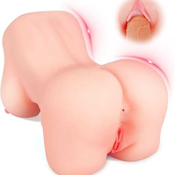 

factory outlet 3-in-1 male organic strap and breasts realistic textured pocket cat massager for men orgasmic love doll pounds