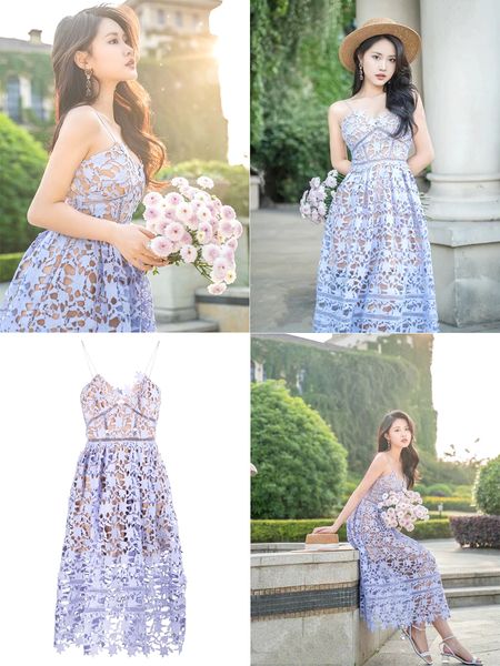 

casual dresses s-elf portrait white azaelea dress new 2023, Black;gray