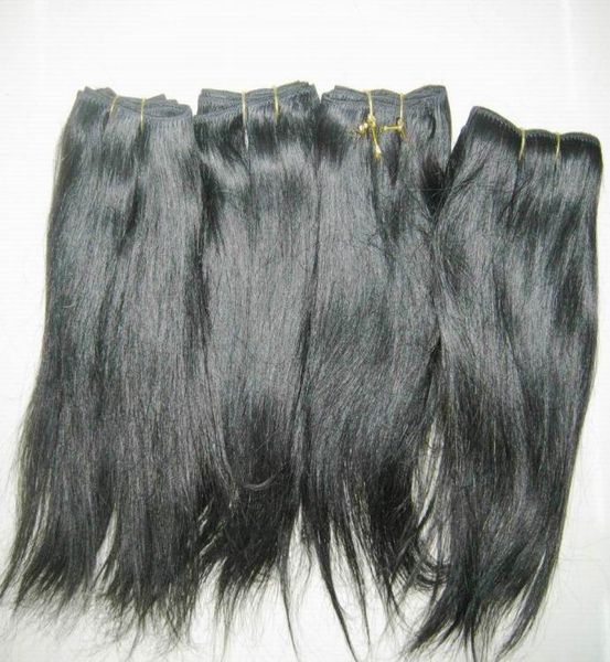 

arrival selling processed human hair 9pcs lot whole weave straight wavy clearance2314716, Black