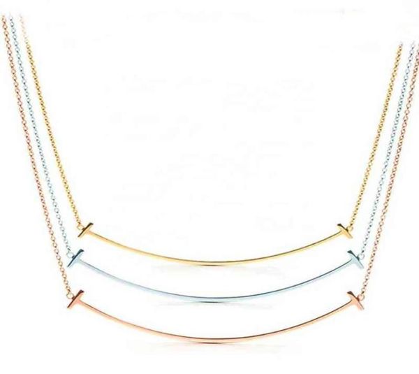 

2020 new pendants necklace fine jewellery 925 sterling silver charm necklaces design women039s big size smile necklaces jewelry4345005