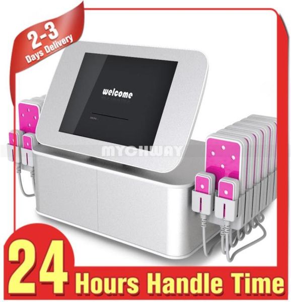 

160mw diode laser slimming fat burning cellulite removal body care beauty machine with 16 pads8408290