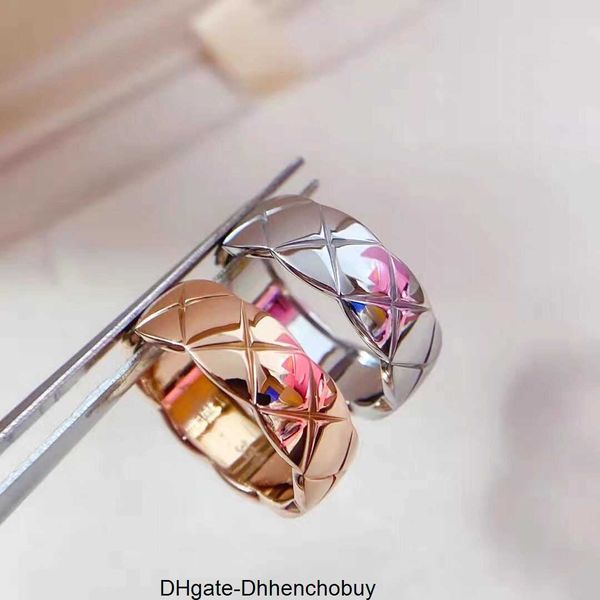 

water chestnut overlapping mirror ring luxurys desingers female fashion ins trendy niche design index finger rings opening for mans and woma, Silver