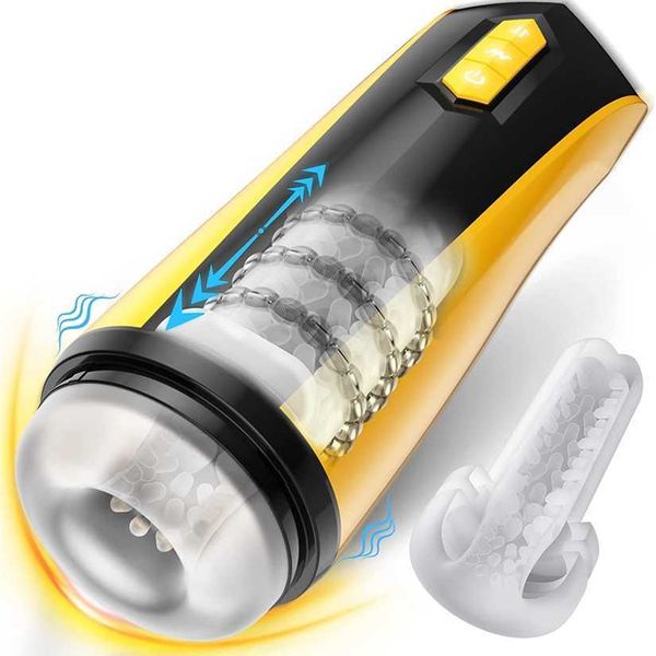 

factory outlet automatic cup upgraded with thrust vibration realistic texture hands-toys and games men's toy machine ipx7 waterproof