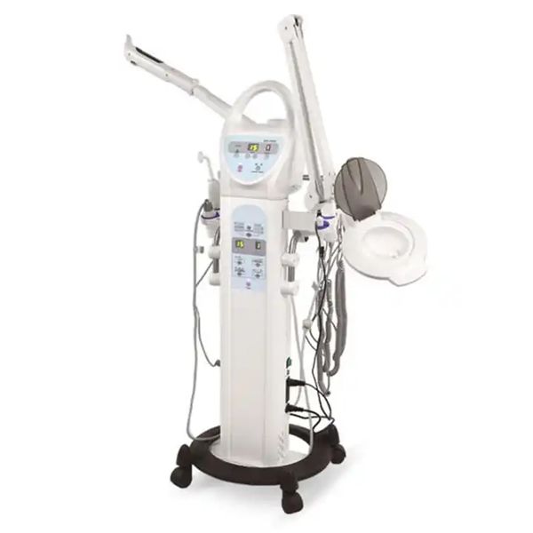

professional 10 in 1 multifunctional ultrasonic facial equipment vacuum microdermabrasion facial skin care beauty machine, Black;white