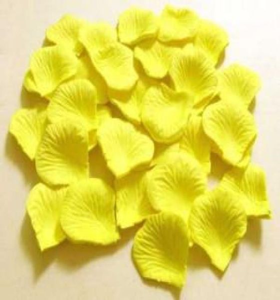 

10 bags white yellow silk rose petal petals wedding favors party decoration 1000 pcs7680753