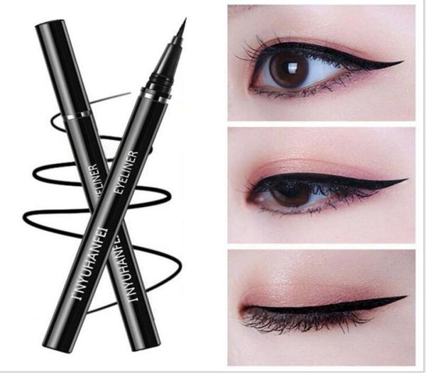 

women comestic eye liner pencil makeup professional crayon eyes marker pen black liquid eyeliner waterproof longlasting make up2730128
