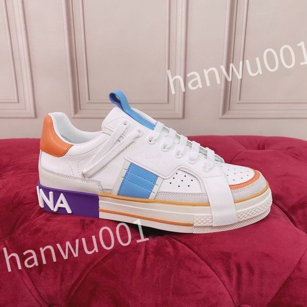 

2023 quality casual shoes designer men shoes leather lace up men fashion platform sneakers white black mens womens