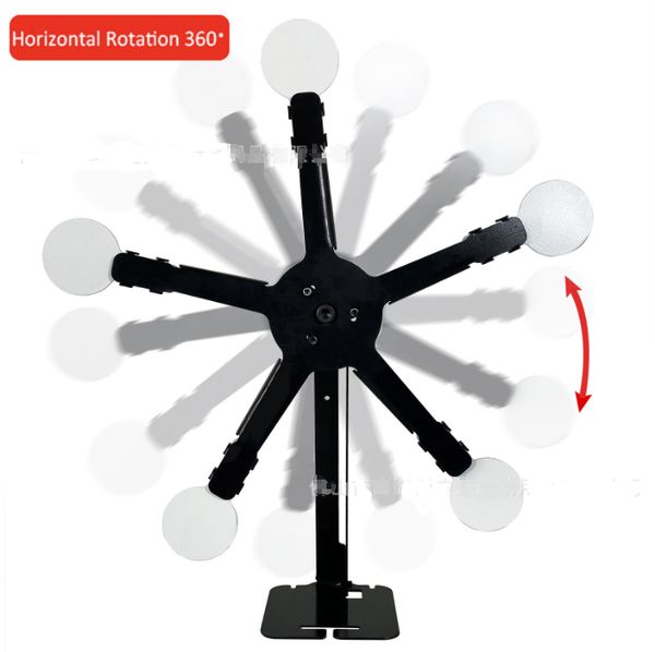 

tactical 360 rotating airsoft shooting target system ferris wheel stainless steel indoor outdoor sports cs games