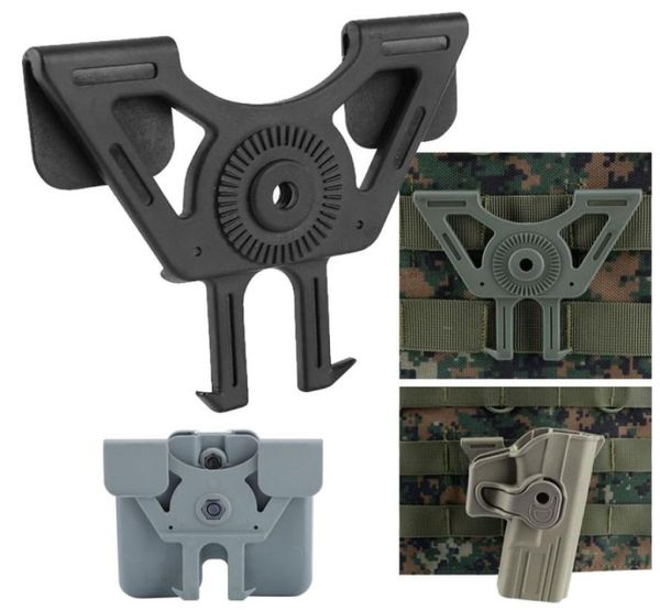 

tactical airsoft gear vest molle accessory clip holster platform no061382377454