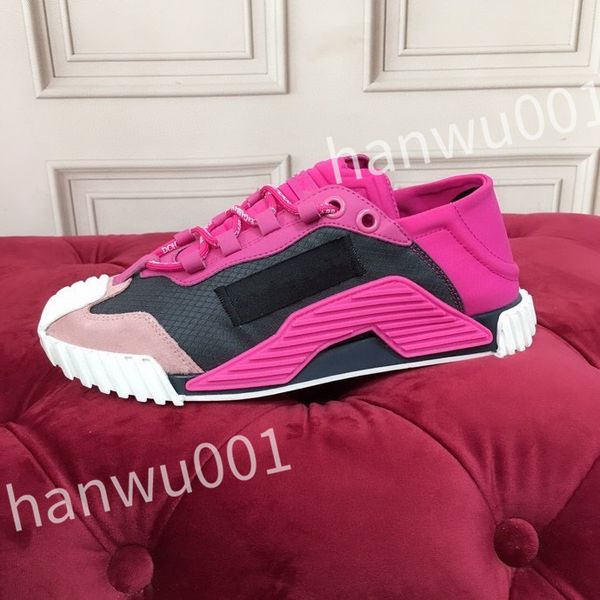 

new luxury fashion casuals shoes men running sneaker classic leather designer women casual fitness sports shoes, Black