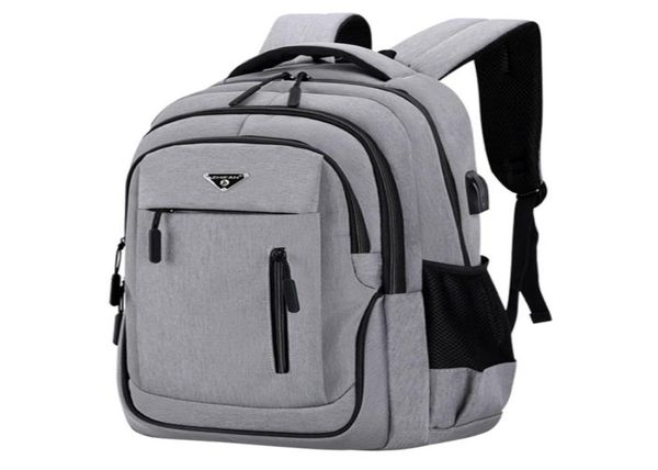 

large capacity backpack men lapbackpacks 156 oxford black solid high school bags teen college boy gril student backpack8523 25140801