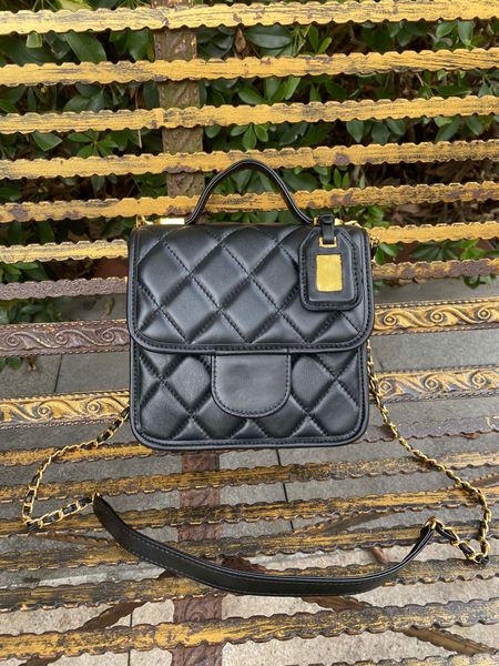 

7a mini black handbag chains bag women crossbody bag genuine leather shoulder bag matte frosted texture designer clutch flap bags wallete ly