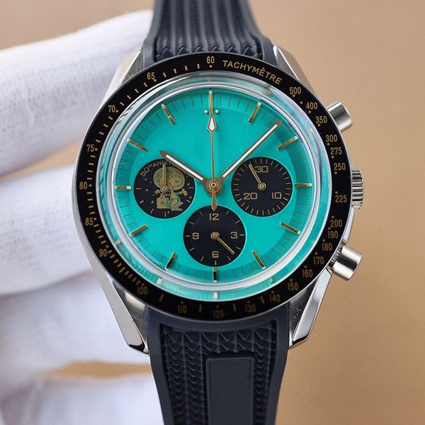 

watch quartz movement watches 42mm business sports wristwatches classic montre de luxe wristwatch, Silver
