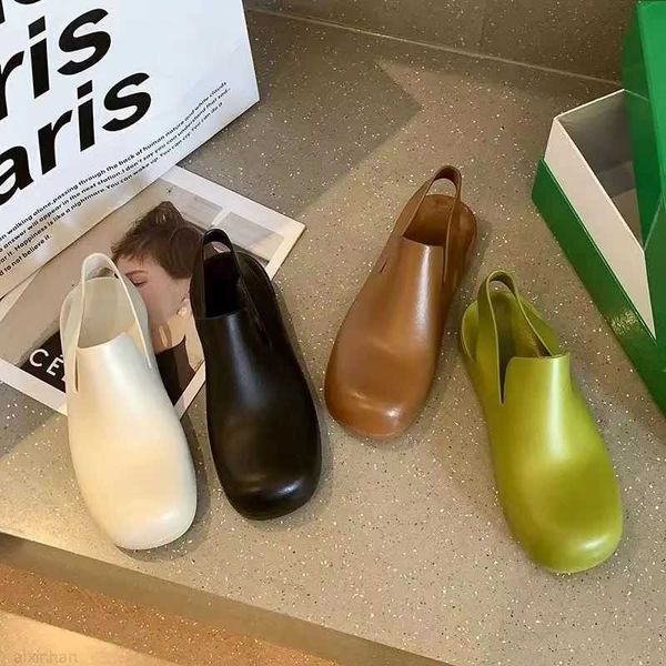 

bvheli shark summer outwear baotou sandals new casual fashion flat bottom women's solid thick bottom sandals women's shoes, Black