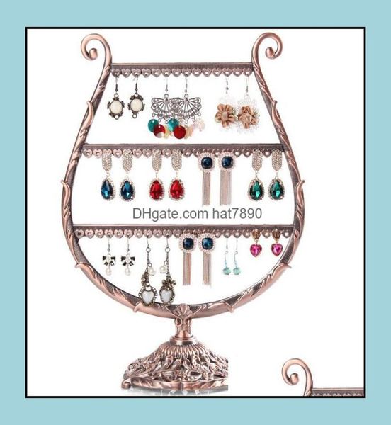 

jewelry stand packaging display vintage black copper earrings holder stud drop rack shelf af delivery 2021 neg1l6934994