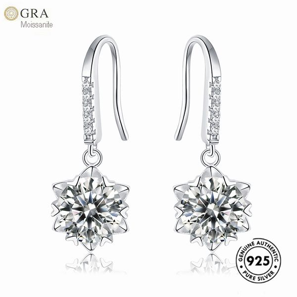 

high end costume jewellery fish hook earrings jewelry in solid sterling silver accessories women jewelry 1 carat moissanite online ready to, Golden;silver