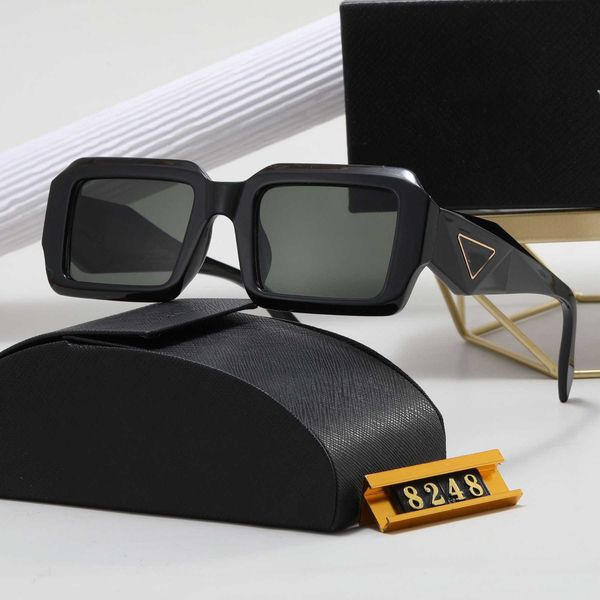 

2023 new sunglasses net red men's and women's sunglasses, White;black