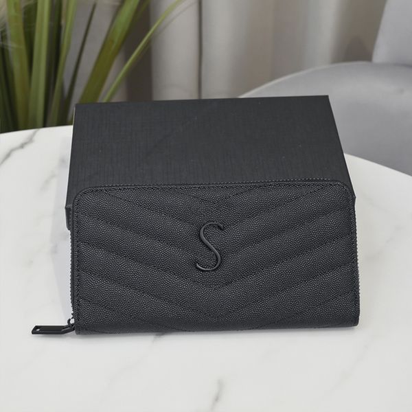 

designers coin purses wallets leather multicolor long wallet card holders women purse classic zipper pocket classic lady clutch bags designe, Red;black