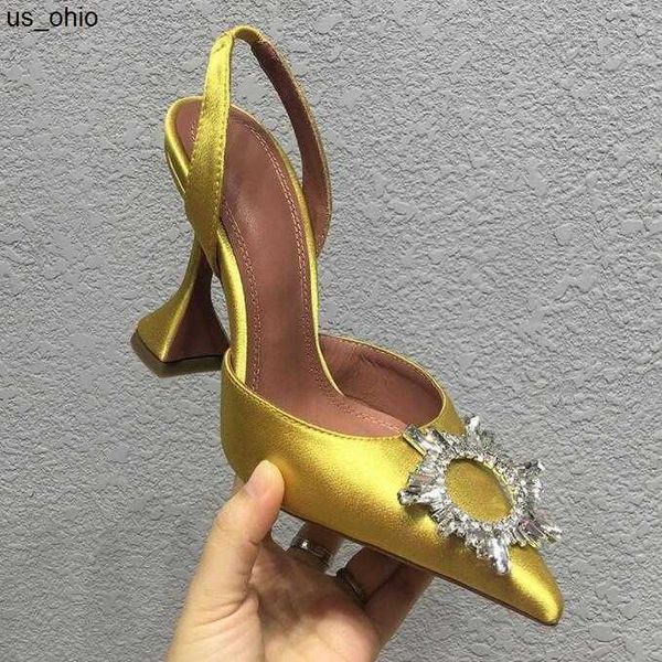 

sandals luxury designer sandals high heeled shoes amina muaddi begum bow crystalembellished buckle pointed toesl sunflower sandal summer foo, Black