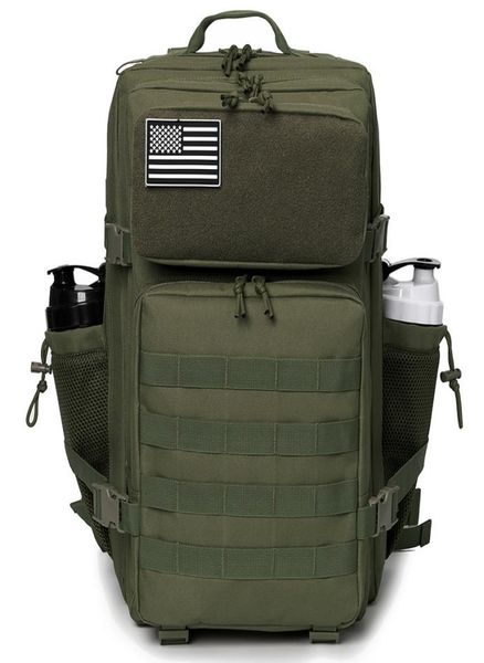 

qtqy 50l military tactical backpack army bag hunting molle backpack gym for men edc outdoor hiking rucksack witch bottle holdercx3240067