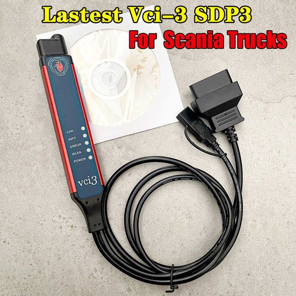 

automotive repair kits v2.51.3 vci3 sdp3 for scania vci-3 trucks obdii scanner 2022 original chip vci 3 scan truck heavy duty diagnostics up