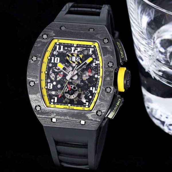 

rm011-03 superclone watches designer luxury mens mechanics watch richa milles men's size 40x50x16mm rm11-04rm011 with fully automatic b, Slivery;brown