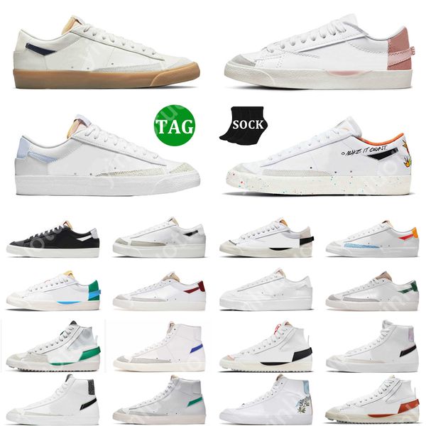 

blazers mid 77 vintage athletic shoes blazer jumbo low pine green catechu indigo black white indigo university blue mens womens trainers run