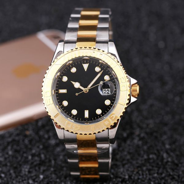 

mens luxury watch gold quartz timer function designer watch montre de luxe watches for men caijiamin dhgate yacht wristwatches 007 master, Slivery;brown