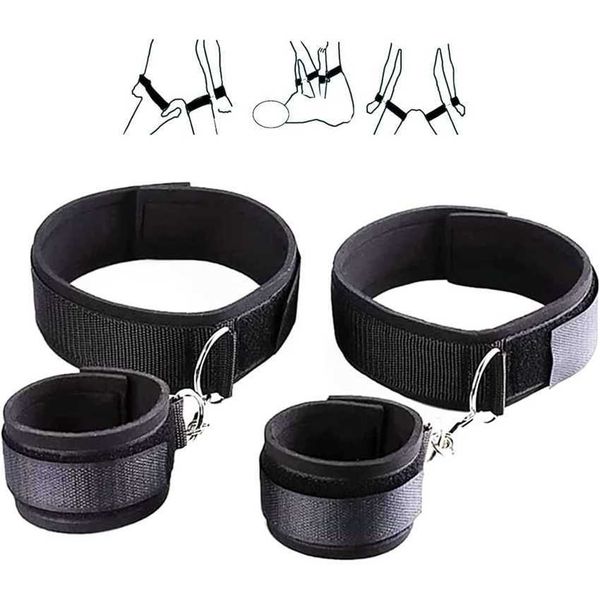 

factory outlet thighs wrists cuffs constraints handcuffs women's toys leg straps tie up sets couples sm games