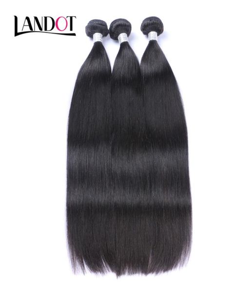 

unprocessed brazilian peruvian malaysian indian cambodian mongolian virgin human hair weaves bundles straight soft full remy hair 3586358, Black