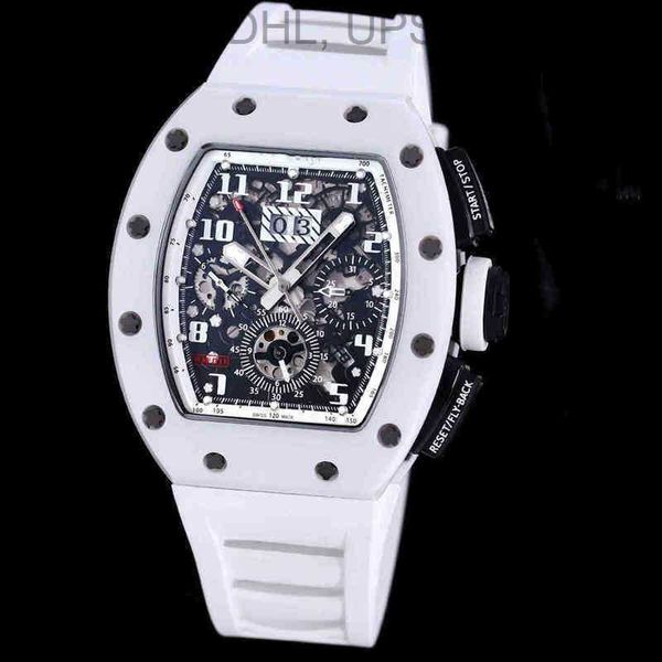 

rm011-03 retrograde superclone multifunctional superclone watches wristwatch designer luxury mens mechanics watch richa milles 40x50x16mm gg, Slivery;golden