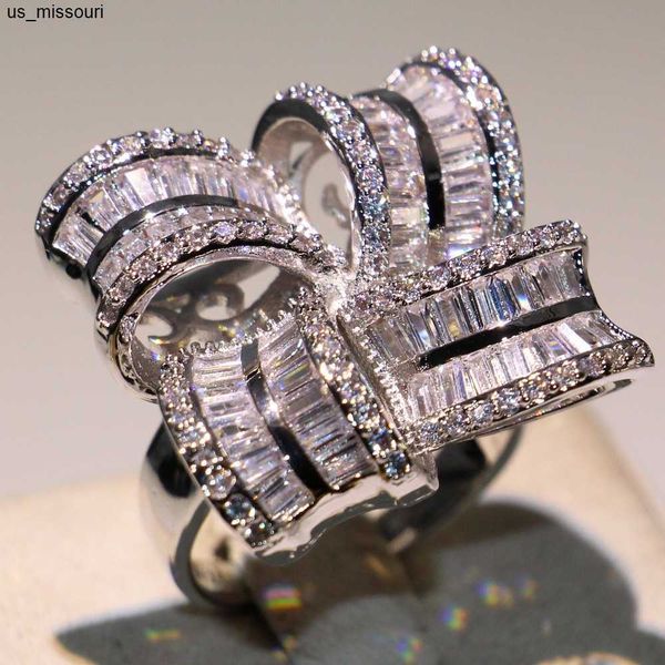 

band rings yayi jewelry princess cut aaa white cubic zirconia silver color engagement wedding heart rings party rings gifts j230522