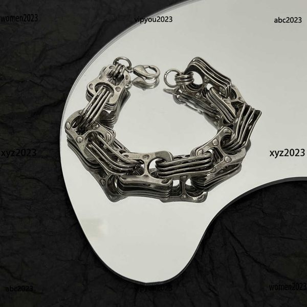 

designer jewelry unique rugged design bracelets multi level chain buckle design chain bracelet #including brand box new arrival, Black