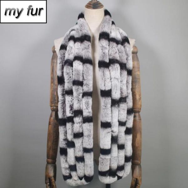

long style women winter real rex fur scarves natural soft knit rex fur ring muffler lady warm genuine scarf4829962, Blue;gray