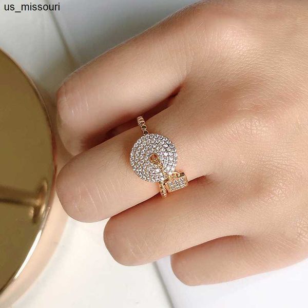 

band rings luxury wedding ring for women elegant real 18k rose gold original jewelry austrian crystals gift anillos de para mujer oro 18 k j, Silver