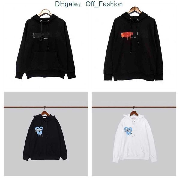 

hoodie mens womens designers hoodies fashion man long sleeve warm cotton hoodys clothing sweaters hip hop palms clothes sweatshirts, Black