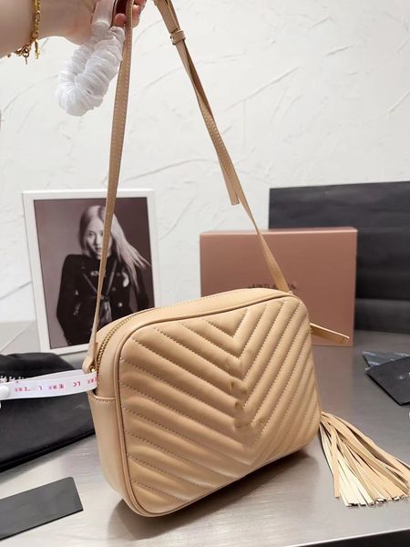 

good designer loulou handbags ysle tassel camera bag for zipper women shoulder bags fashion bags genuine leather 6-color