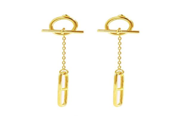 

stainless steel heart shape stud long h earrings for women men fashion genuine jewelry rose goldsilvergold pig nose love earring6528269, Golden;silver