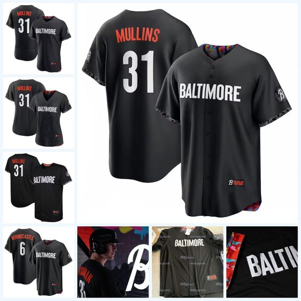 

adley rutschman 2023 city connect orioles jersey james mccann gunnar henderson cal ripken cionel perez grayson rodriguez jorge mateo ryan mc, Blue;black