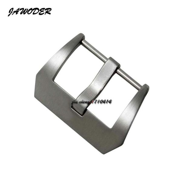 

jawoder watchband 20 22 24 26mm new brushed stainless steel solid watch band pin buckle strap belt clasps for panerai1281536, Black;brown
