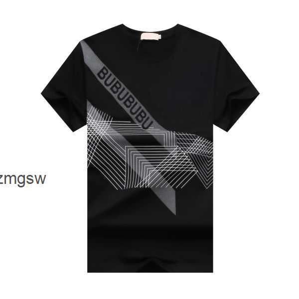 

designer t shirt burbrerys mens stylist polo shirts luxury italy men clothes short sleeve fashion casual men's summer t shirt many colo, White;black