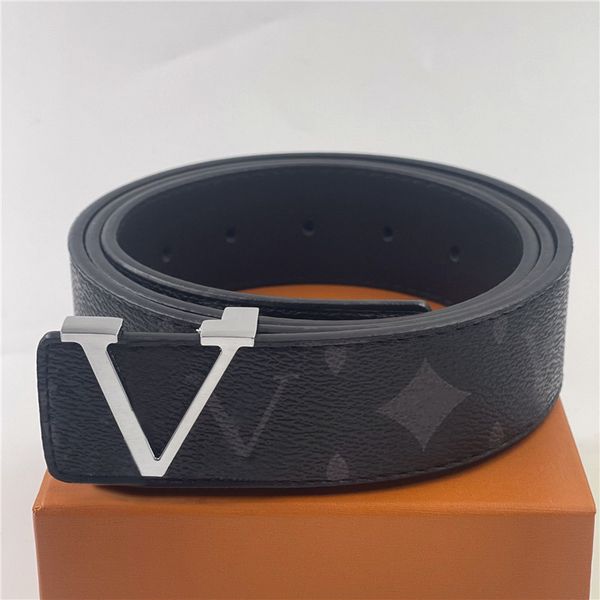 

men's designer belt men's women leather men's denim belt gold and silver black buckle 15 color casual belt 4.0cm wide, Black;brown