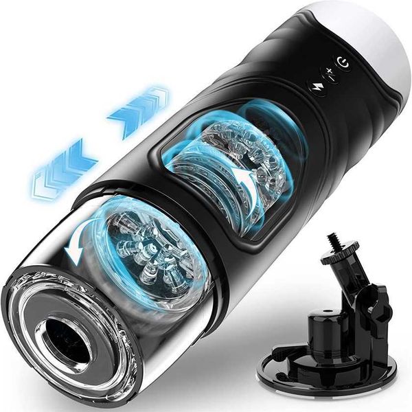 

factory outlet automatic device cup thrust and rotation modes used for stimulation electric pocket male genital massager toy