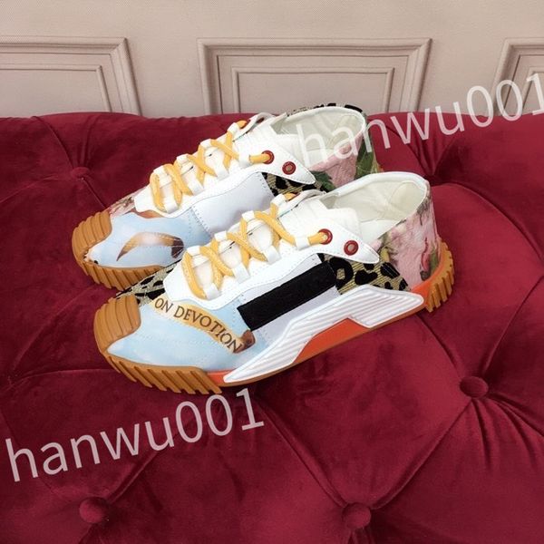 

2023 new luxurys fashion casuals shoes men running sneaker classic leather designer women casual fitness sports shoes, Black