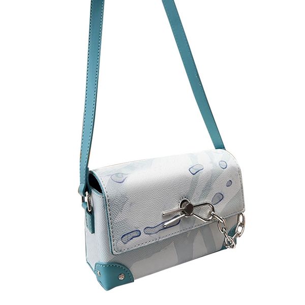 

cell phone crossbody bags men mobile bag mini trunk handbag women purse chains hasp lock closure hardware square shoulder wallet classical l