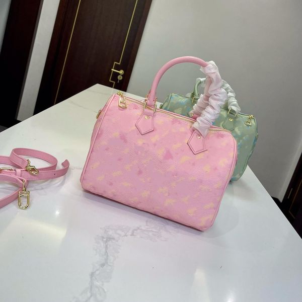 

designer bag for men women speedy bag crossbody bag purse leather handle removable strap women shoulder bags