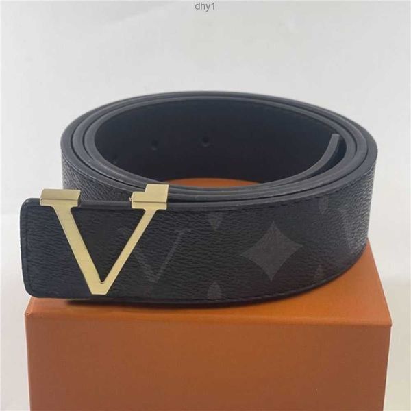

designer belt fashion luxury plaid presbyopia striped leather men and women belts 3.8cm wide with box aaa 1upfy, Black;brown