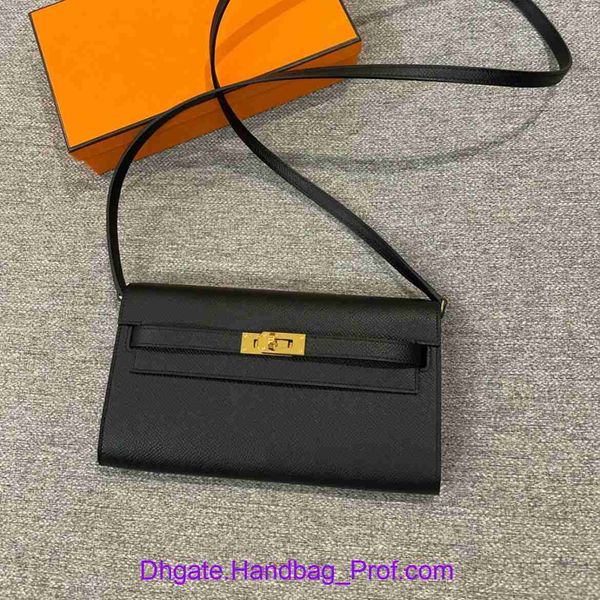 

designer hemrres kelys handbags for women 2023 new bag woc genuine leather women's one shoulder crossbody small wallet handheld envelop
