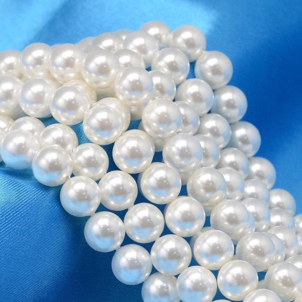 

crystal 5 strand shell pearl round beads 2.5/3/4/5/6/8/10mm for diy bracelet necklace strand jewelry making decor accessories