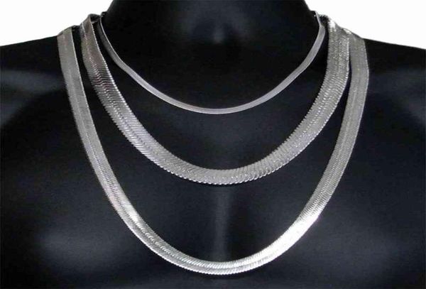 

mens hip hop 75 1 1 0 2cm silver gold color herringbone chain statement necklace jewelry6948344